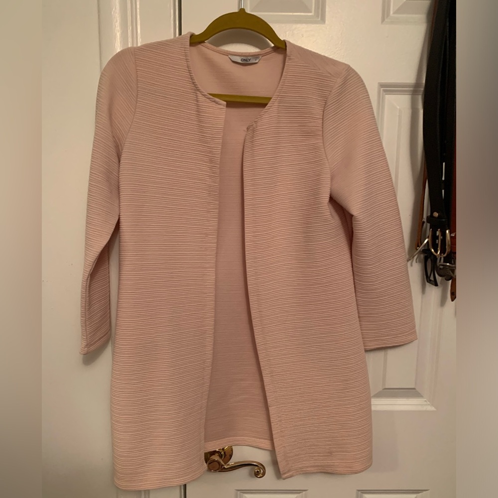 Bundle of ONLY brand work cardigans pink and black size small
